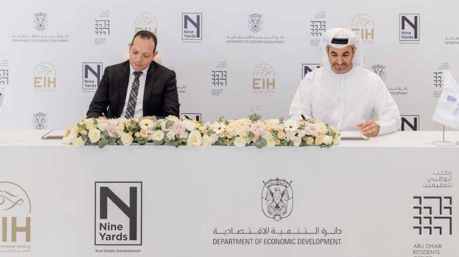 مكتب أبوظبي للمقيمين و”ناين ياردز” يتعاونان لتعزيز استقطاب المستثمرين في القطاع العقاري