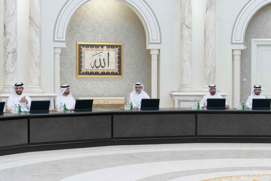 ولي عهد الشارقة يترأس اجتماع المجلس التنفيذي