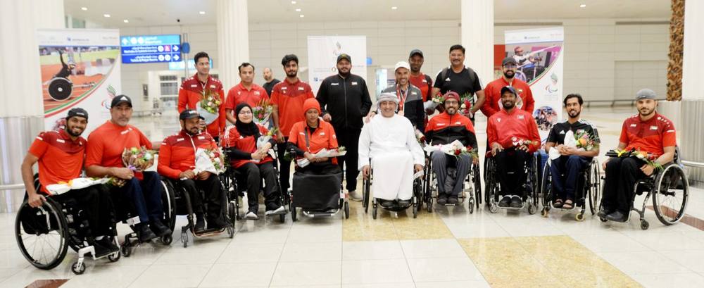 استقبال حافل لمنتخب رماية أصحاب الهمم بعد إنجازات بطولة العالم