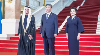 سعود بن صقر يحضر حفل استقبال منتدى الحزام والطريق للتعاون الدولي الـ 3