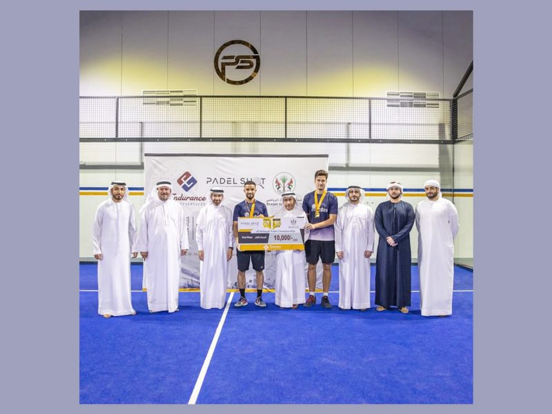 “الشارقة الرياضي” يتوج أبطال الحفية للبادل تنس بكلباء