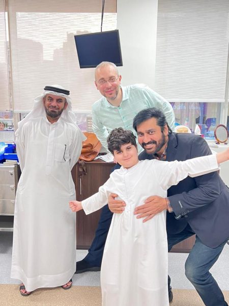 نجاح جراحه إزالة ورم من أنف طفل مواطن في مستشفى ميد كير بالشارقة ينقذ حياته