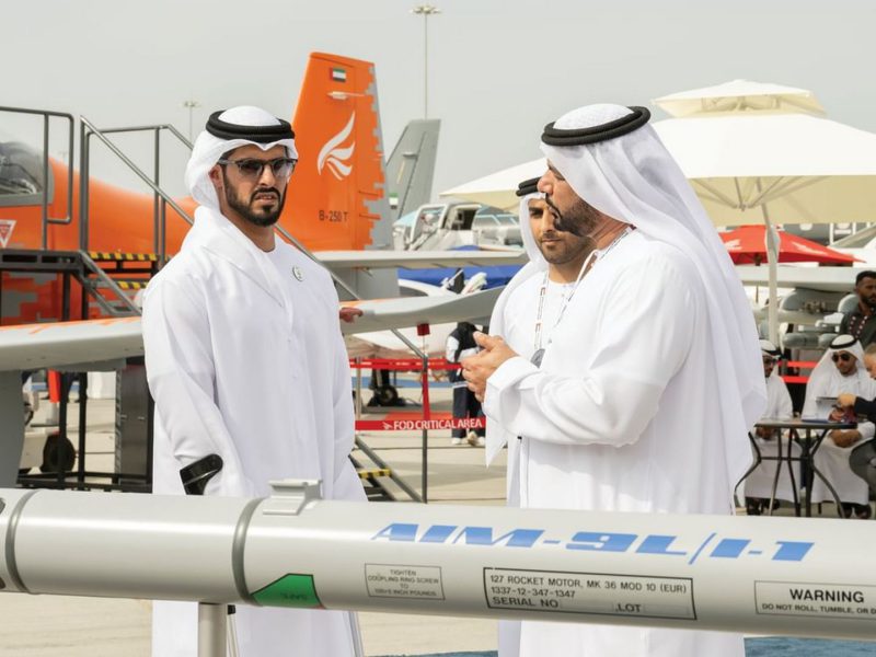 زايد بن حمدان بن زايد يزور معرض دبي للطيران 2023