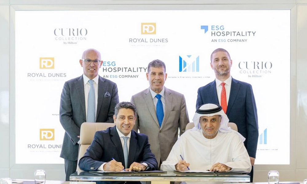 “إي إس جي للضيافة” تتعاون مع هيلتون لتطوير مجمع “مول سايد” في “دبي هيلز استيت”
