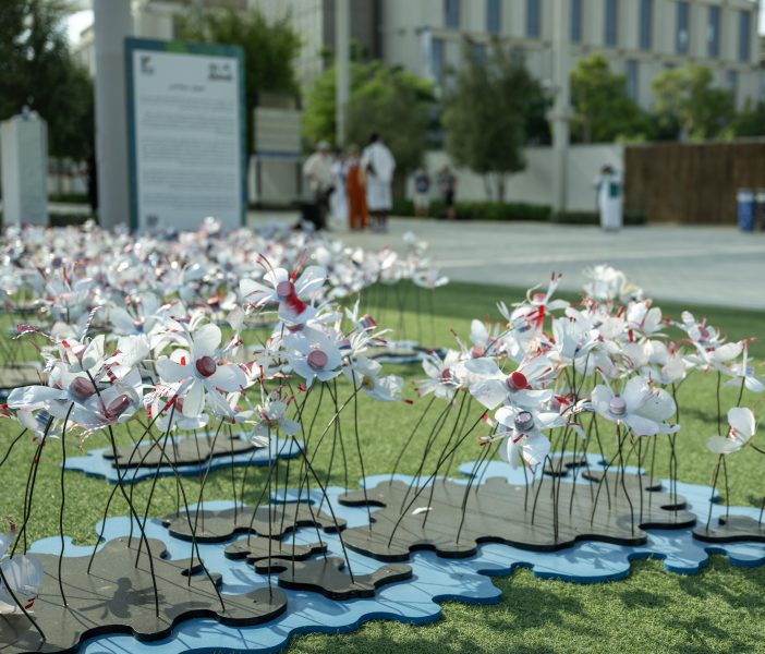 “حديقة الميز” .. لوحة فنية تنثر الاستدامة في “COP28”