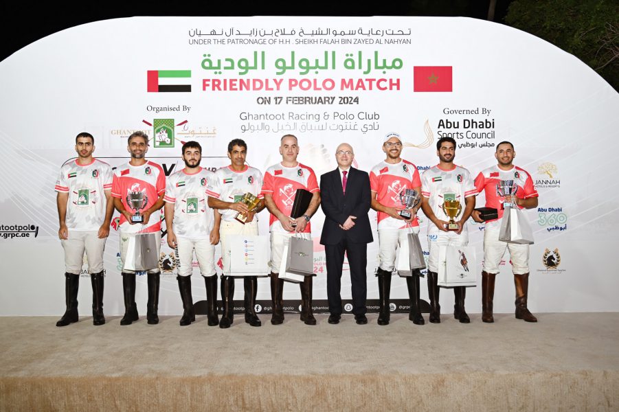 في احتفالية انيقة  غنتوت يفوز على (مغاربة العالم للبولو) ويحرز كأس الصداقة