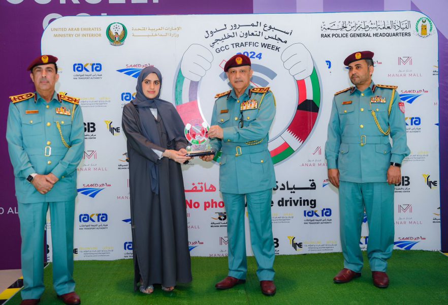 شرطة رأس الخيمة تفتتح فعاليات ومعرض أسبوع المرور الخليجي 35