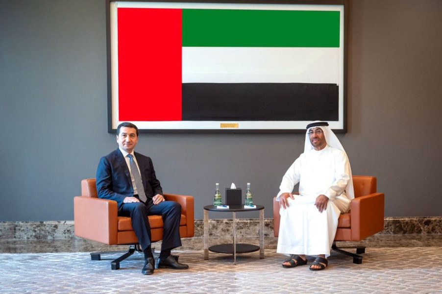 الصايغ و مساعد رئيس أذربيجان يبحثان التعاون الثنائي والقضايا ذات الاهتمام المشترك