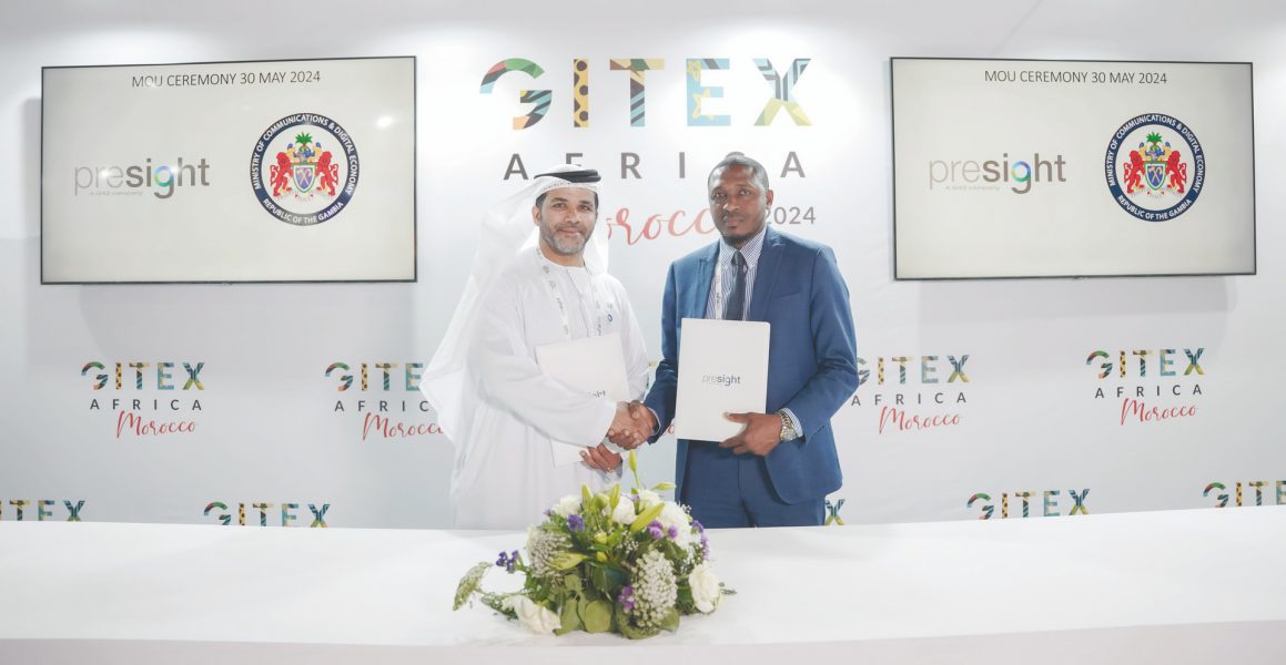 “بريسايت” توقع مذكرة تفاهم لتعزيز جهود التحول الرقمي في غامبيا