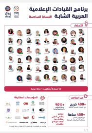 انطلاق فعاليات النسخة الـ6 من برنامج القيادات الإعلامية العربية الشابة