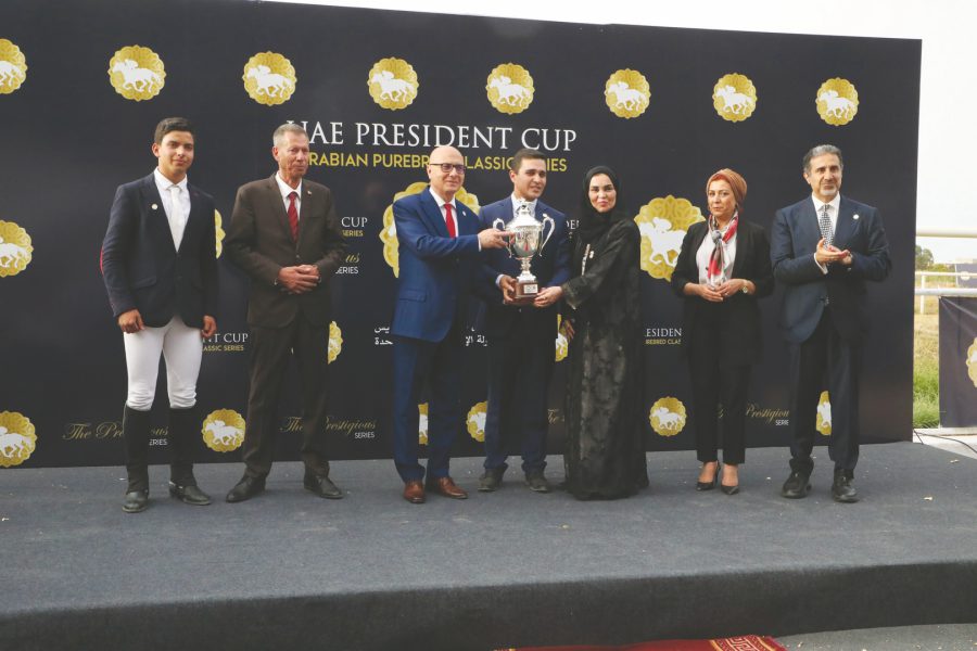 للعام الثالث على التوالي.. “خدام ” يحتفظ بلقب كأس رئيس الدولة للخيول العربية   