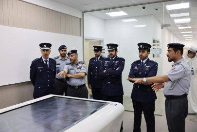 وفد أكاديمية الشرطة القطرية يطلع على الممارسات التطويرية في شرطة أبوظبي