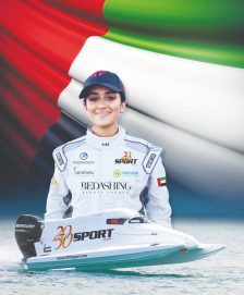 علياء عبدالسلام تختتم استعداداتها في أبوظبي للمشاركة في بطولة الفورمولا 4 بالنرويج