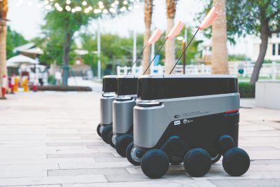إطلاق 3 روبوتات تجريبية لتوصيل المنتجات في المدينة المستدامة بدبي