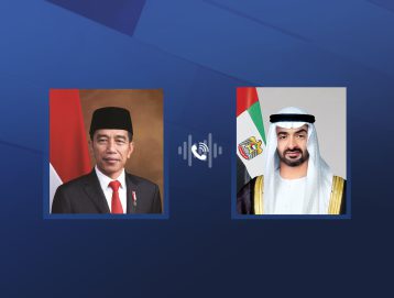 رئيس الدولة والرئيس الإندونيسي يبحثان هاتفياً علاقات البلدين