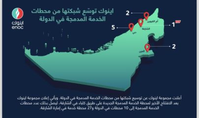 مجموعة إينوك توسّع شبكة محطاتها المدمجة في دولة الإمارات