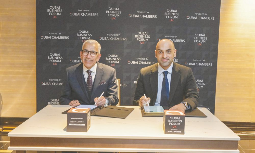 “غرف دبي” توقع اتفاقية تعاون مع نظيرتها في لندن