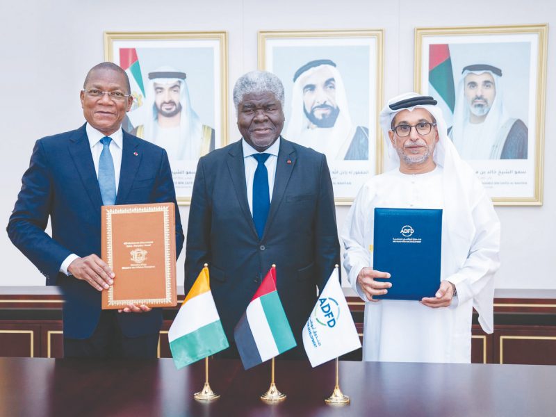 “أبوظبي للتنمية” يوقع اتفاقية لتمويل المرحلة الأولى لبرنامج الإسكان الاجتماعي بساحل العاج