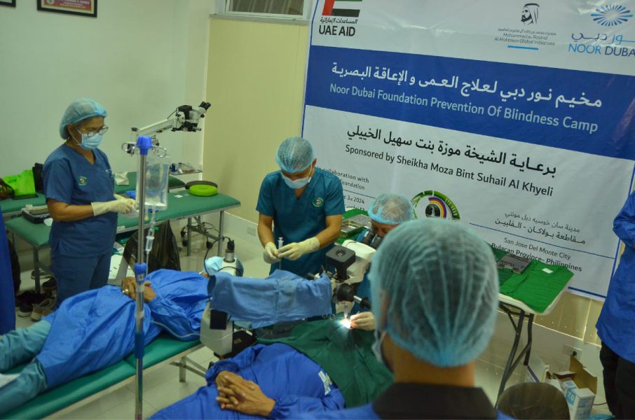 “نور دبي” تـواصل حملاتها الصحية الإنسانية في الفلبين