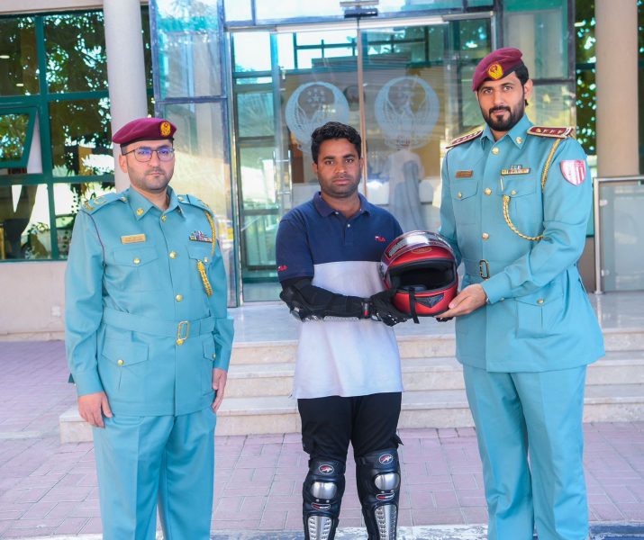 مرور رأس الخيمة ينفذ الحملة التوعوية “الأمان يبدأ بخطوة “