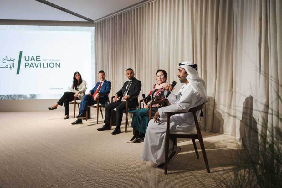 جناح الإمارات في COP16 يبحث دور الابتكار وإدارة المياه في مكافحة التصحر