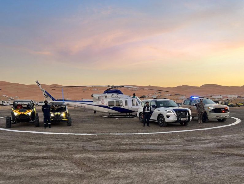 شرطة أبوظبي وهيئة أبوظبي للدفاع المدني تعززان التوعية الوقائية لزوار “تل مرعب”