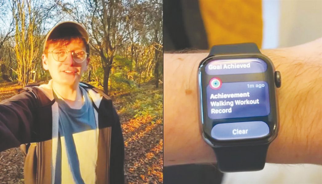 رجل يمشي ربع مليون خطوة في 7 أيام فقط