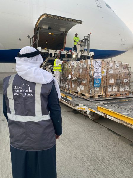 بتوجيهات محمد بن راشد .. “دبي الإنسانية” تنقل أكثر من 68 طناً من المساعدات لقطاع غزة
