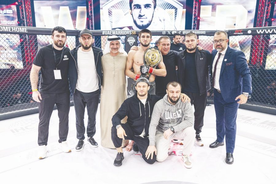 الروسي عمرو ماغوميدوف يحافظ على لقب وزن الخفيف في دولية “محاربي الإمارات”