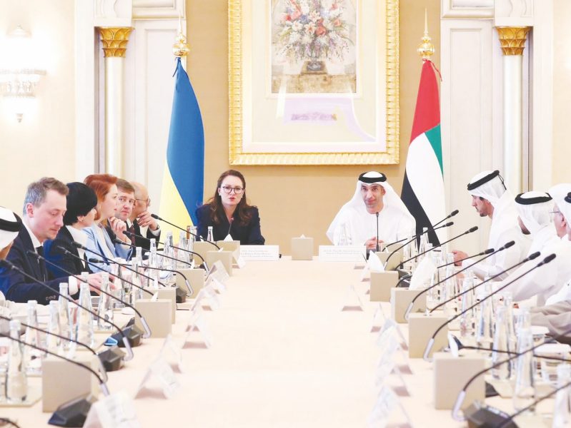 الإمارات وأوكرانيا تبحثان آليات الاستفادة من اتفاقية الشراكة الاقتصادية الشاملة
