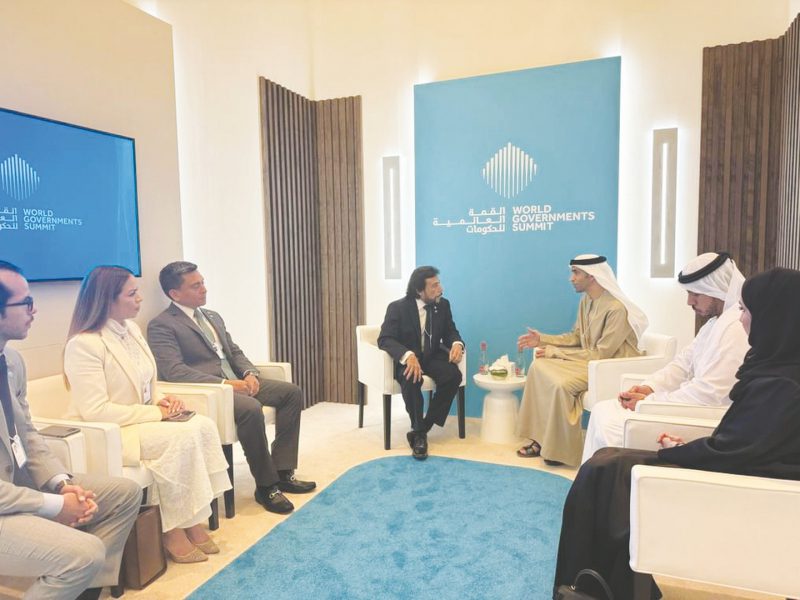 ثاني الزيودي يجري محادثات مع ممثلي الحكومات من آسيا وأفريقيا وأوروبا والأمريكيتين