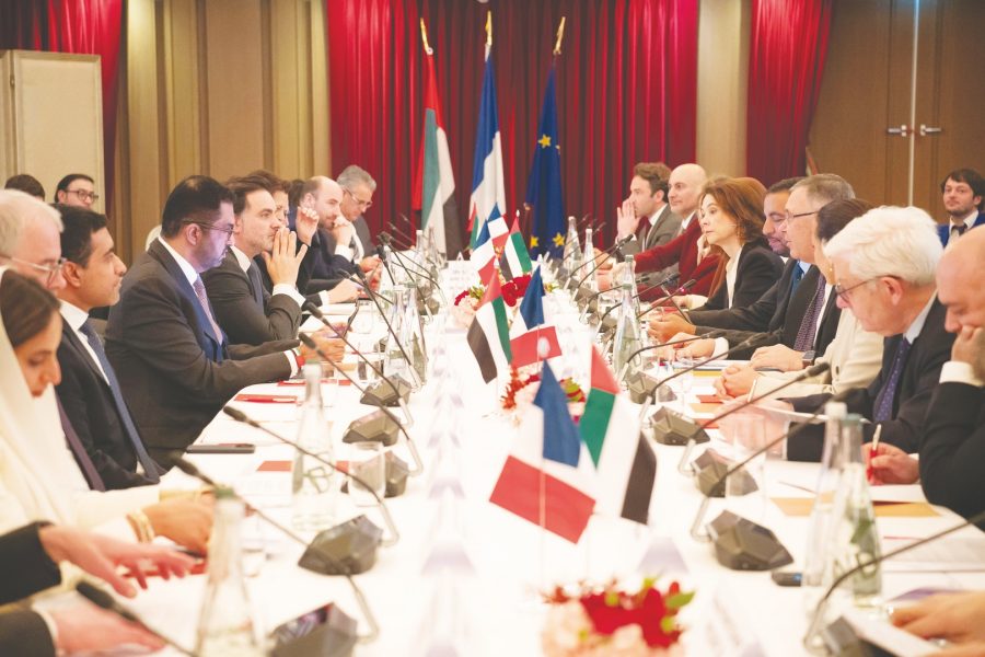 مجلس الأعمال الإماراتي – الفرنسي يعقد اجتماعه الثالث