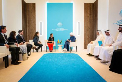 عبدالله بن زايد ووزيرة خارجية كولومبيا يبحثان تعزيز علاقات التعاون