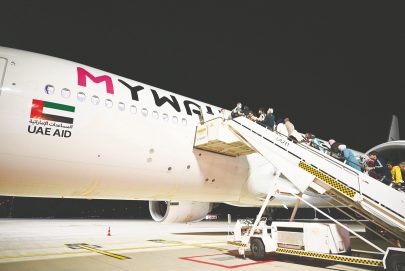 الإمارات تنفذ إخلاء طبياً عاجلاً لــ 188 مصاباً من غزة برفقة عائلاتهم