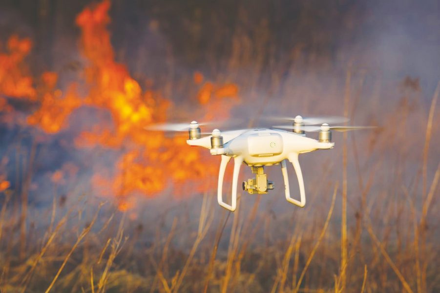 خبراء روس يبتكرون منظومة إطفاء باستخدام الطائرات المسيرة