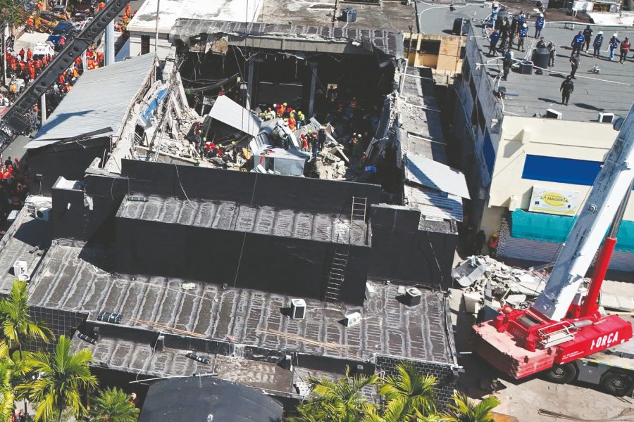 مصرع 79 شخصا في انهيار سقف مبنى بالدومينيكان