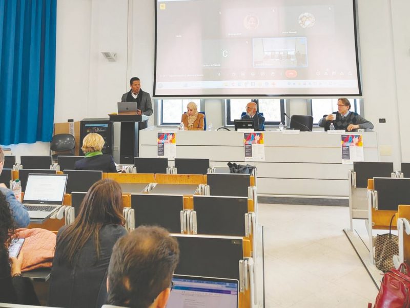 جامعة محمد بن زايد للعلوم الإنسانية تشارك في مؤتمر دولي بإيطاليا