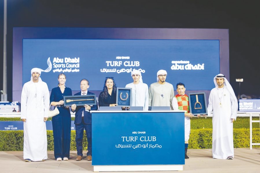 المهر “سعود” يتصدر “التاج الثلاثي العربي” في السباق الختامي بأبوظبي