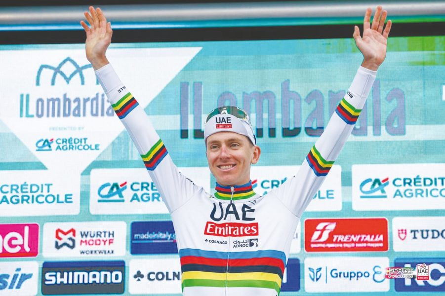 تادي بوجاتشار.. أيقونة الانتصارات العالمية لفريق الإمارات للدراجات الهوائية