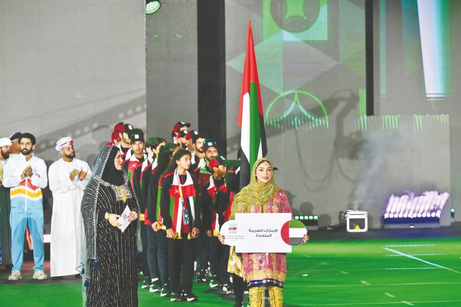 الحمادي يهدي الإمارات ذهبية الطيران الشراعي في الألعاب الخليجية الشاطئية