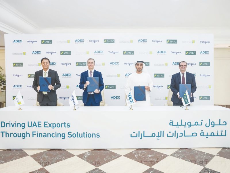 “مكتب أبوظبي للصادرات” يوقع اتفاقية قرض مشترك بقيمة 235 مليون دولار لصالح “ترافيجورا” السنغافورية