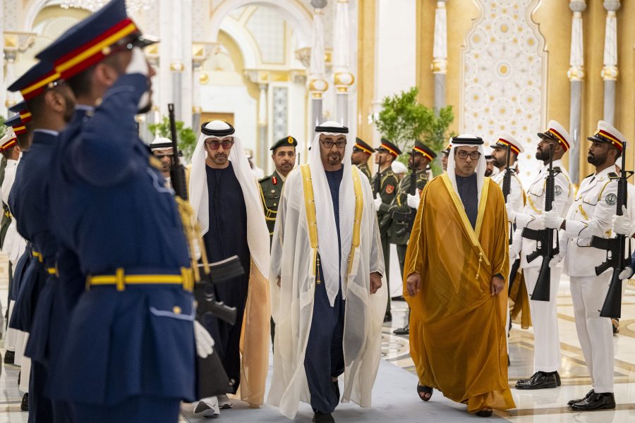 رئيس الدولة يتسلم أوراق اعتماد سفراء عدد من الدول الصديقة