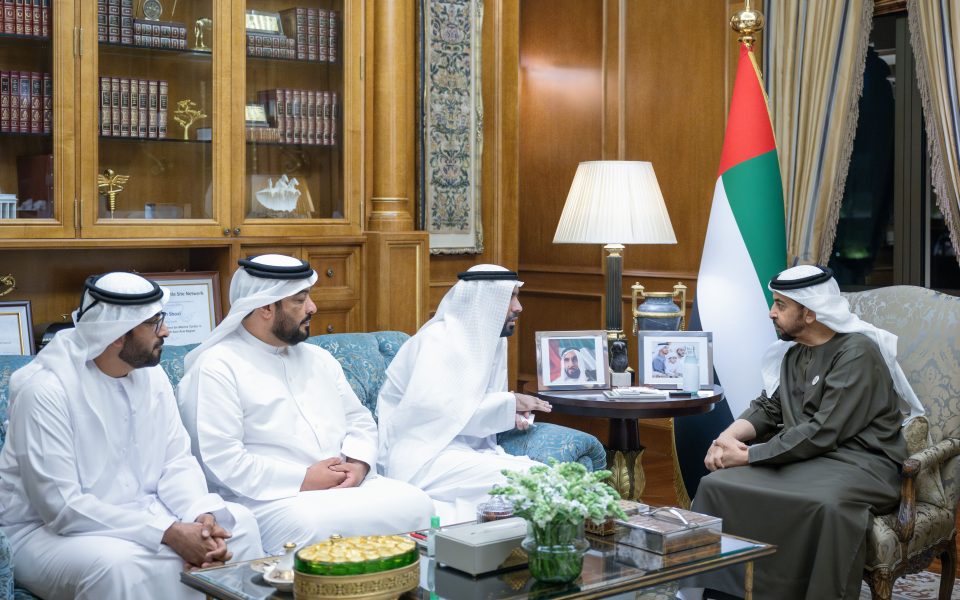 حمدان بن زايد يستقبل وفداً من هيئة أبوظبي للزراعة والسلامة الغذائية
