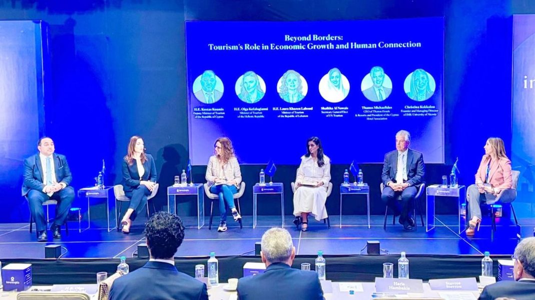 شيخة النويس تستعرض في “إنفستوبيا – المتوسط” بقبرص رؤيتها لتطوير واستدامة قطاع السياحة