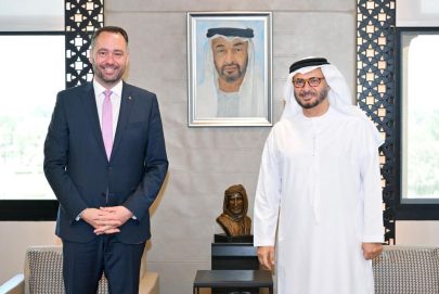 أنور قرقاش يلتقي نائب رئيس الوزراء وزير الخارجية البلجيكي