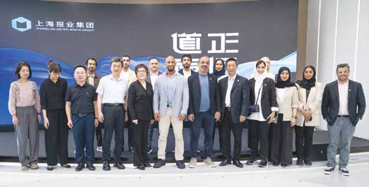 عبدالله آل حامد يلتقي قادة الإعلام في شنغهاي لتعزيز التعاون الإعلامي بين الإمارات والصين