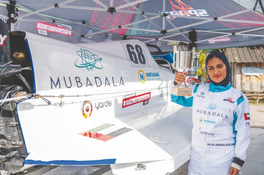 “رقم شخصي” جديد لعلياء عبدالسلام في الفورمولا4 بالنرويج