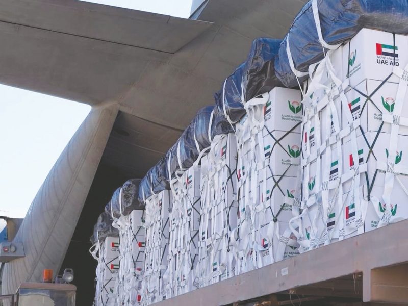 الإمارات تنفذ الإنزال الجوي للمساعدات الـ75 في قطاع غزة