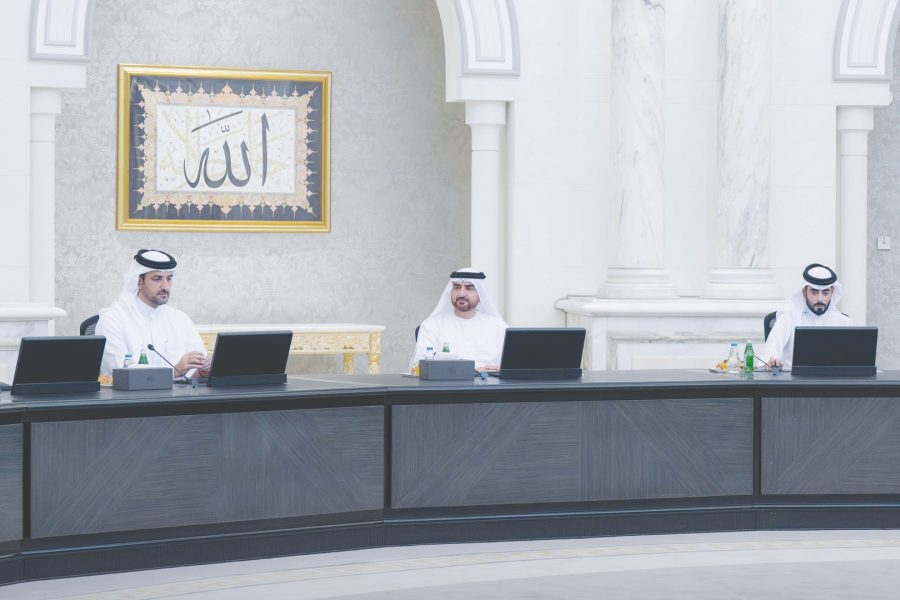 عبدالله بن سالم القاسمي يترأس اجتماع المجلس التنفيذي لإمارة الشارقة