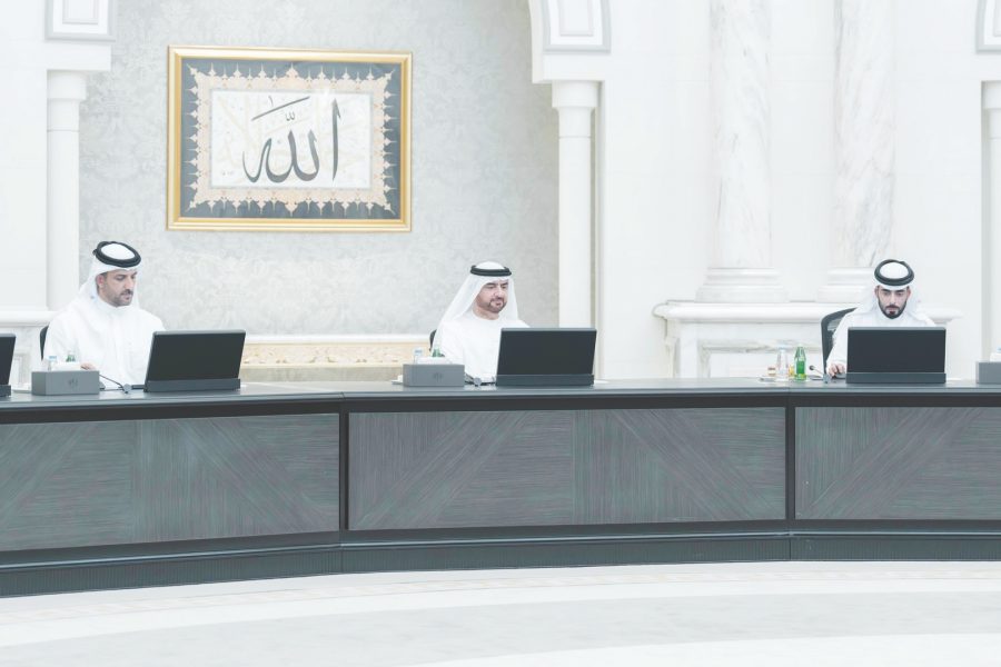 عبدالله بن سالم القاسمي يترأس اجتماع المجلس التنفيذي